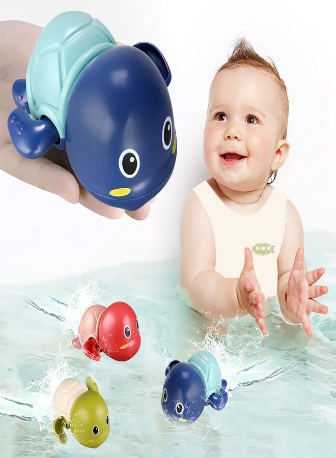 TECH LOGO ELECTRONICS Swimming Floating Pool Toys Plastic Bath Tub Toys for Kids Cute Floating Turtle Bath Toys Multicolor, 0-3 Years (Pack of 1) - Image 4